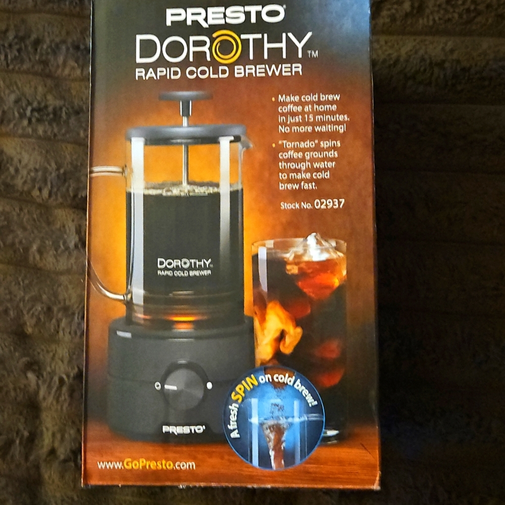 Presto Dorothy Rapid Cold Brewer NEW